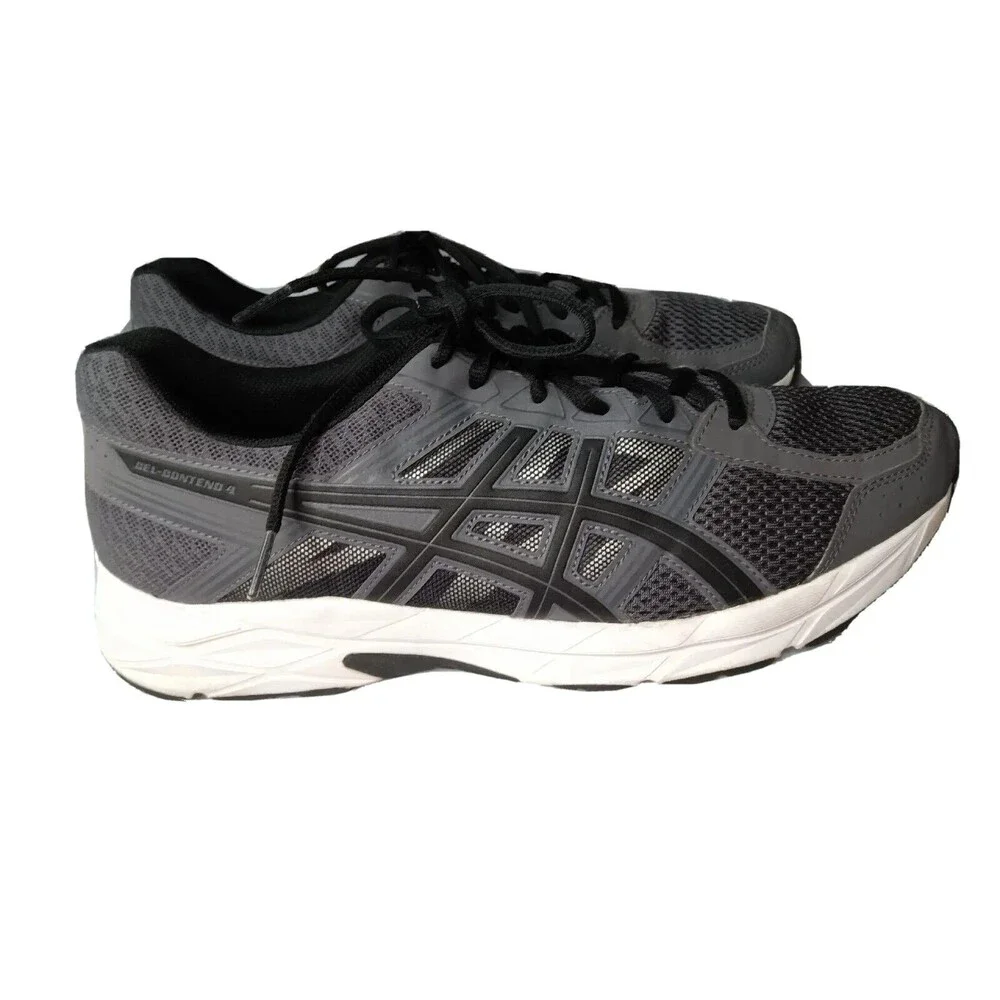 Asics  Gel Contend 4 Running Shoes Mens Size 12 Grey Sneakers T715N